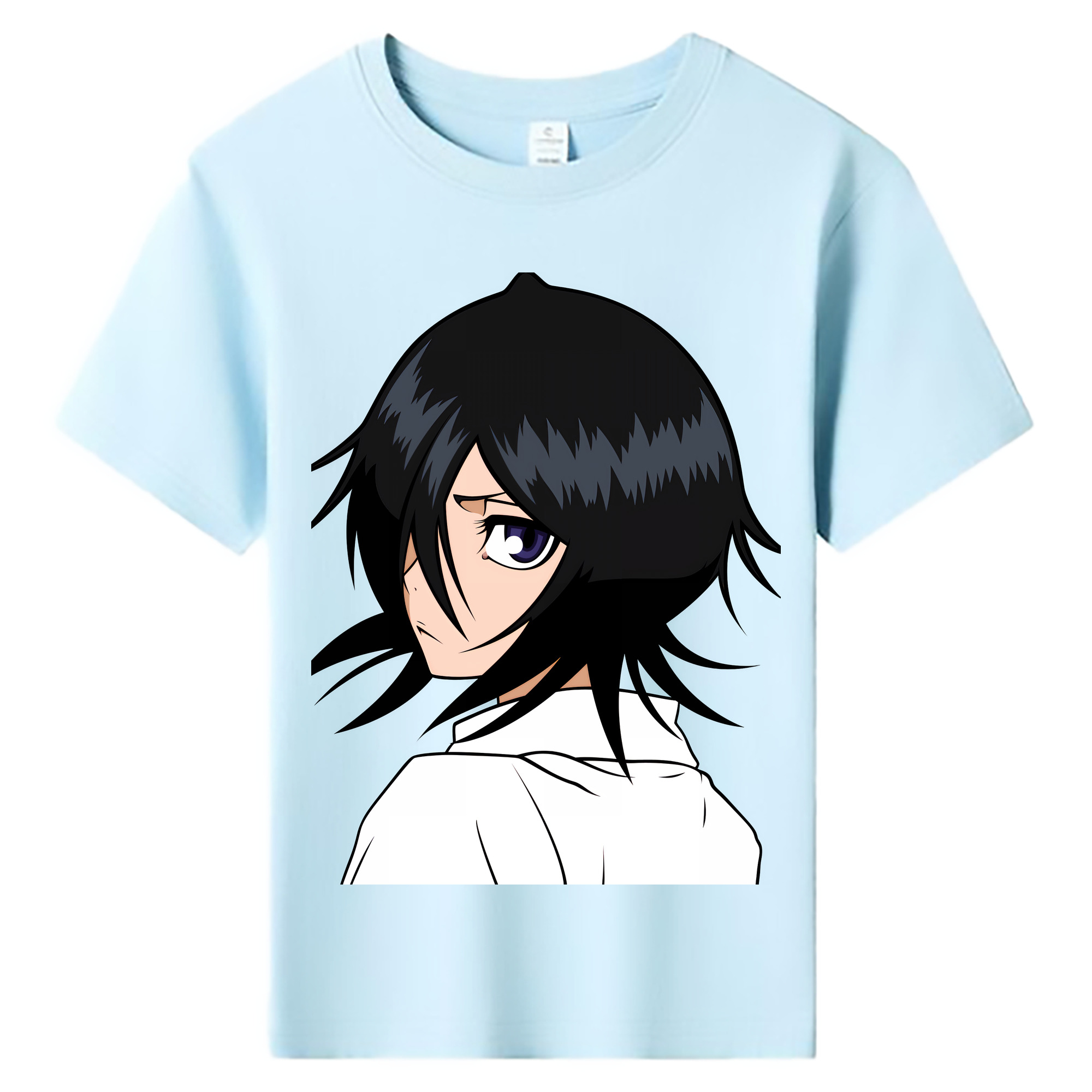 （画像用） ブリーチ 朽木ルキア BLEACH Kuchiki Rukia 綿100％キッズTシャツ（フロントプリント）